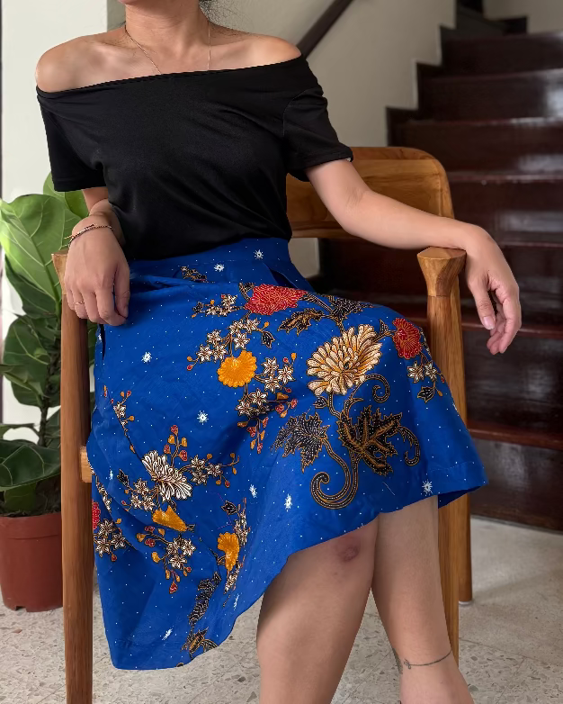 Bayu Batik Set (Coral Blue)