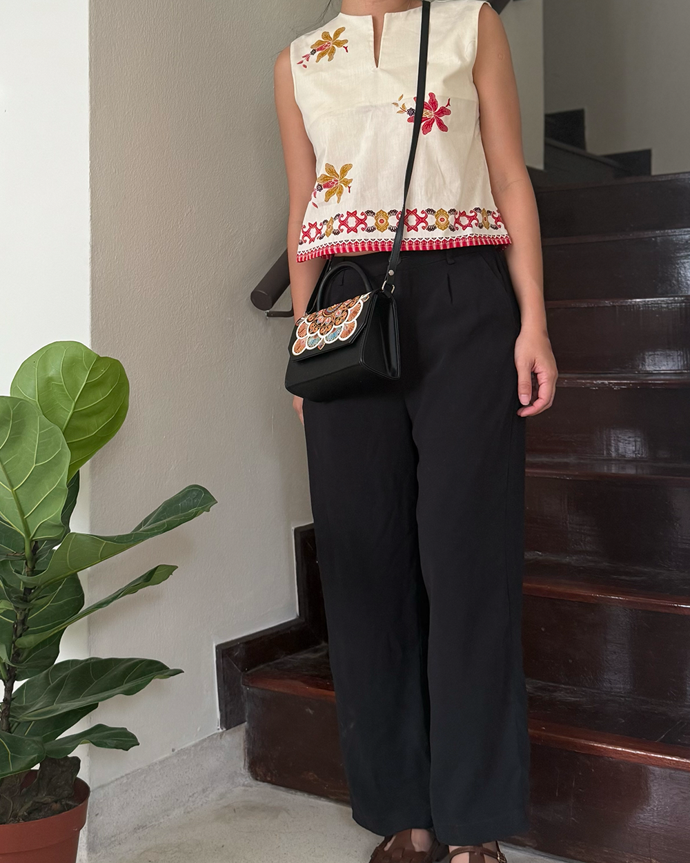 Bayu Batik Set (Cream)