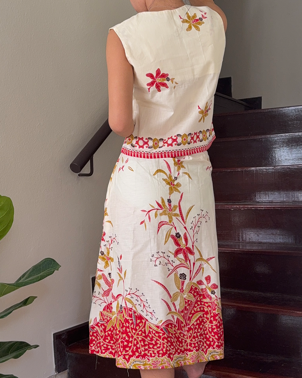 Bayu Batik Set (Cream)