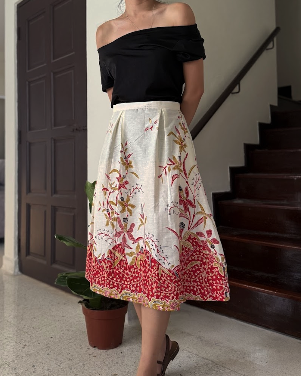 Bayu Batik Set (Cream)