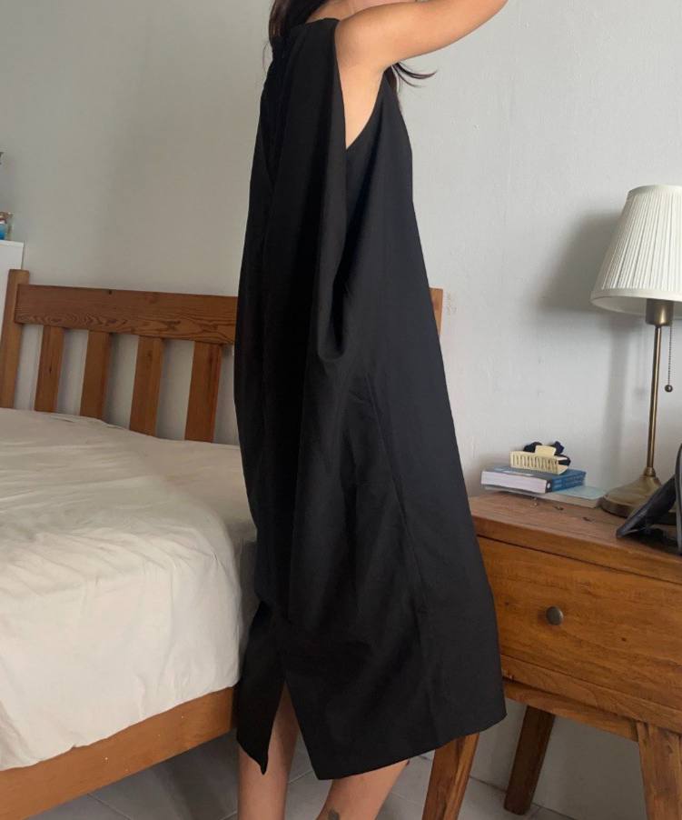 Cocoon Drape Dress