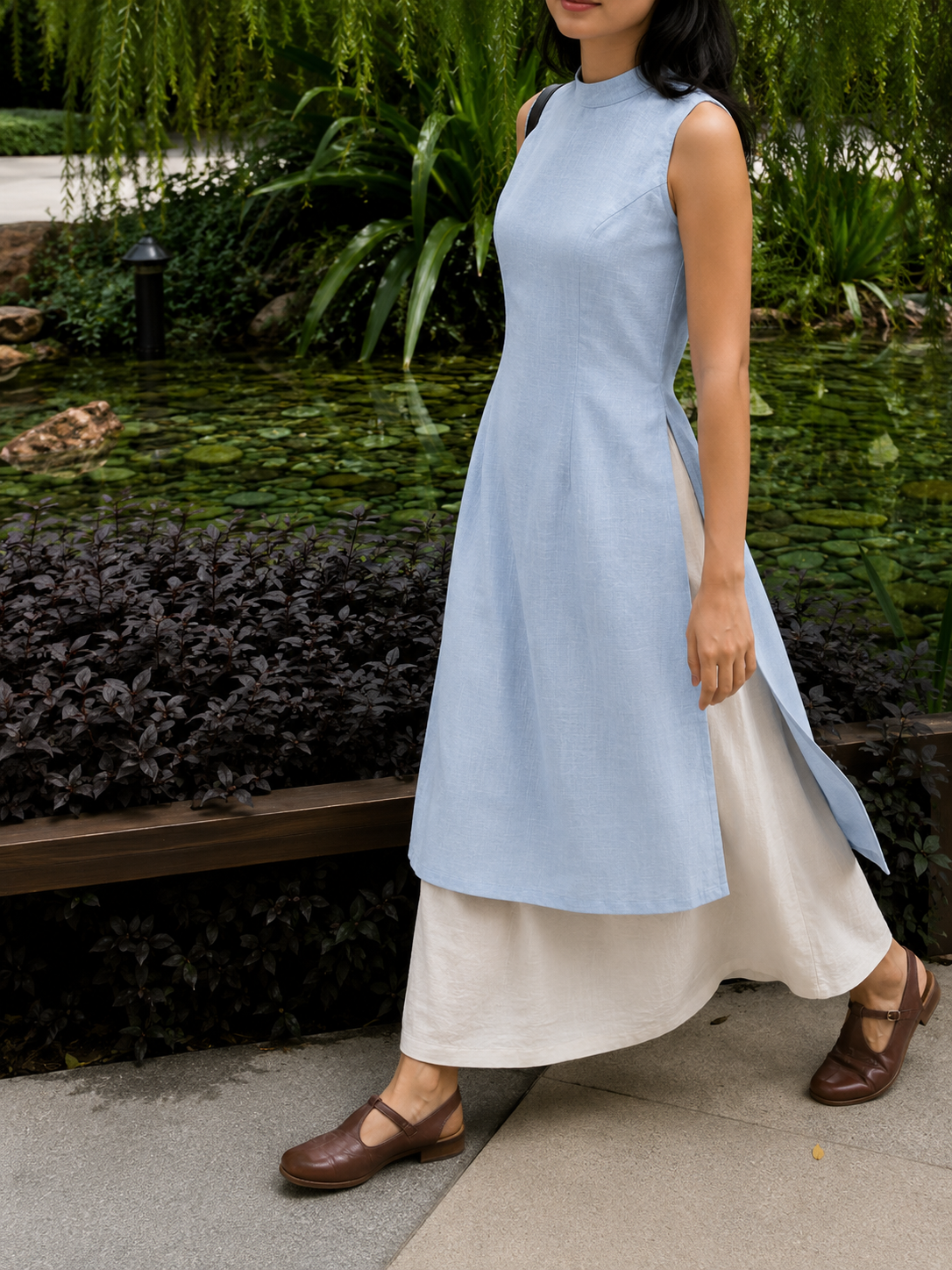 Ayu Ao-Inspired Dress