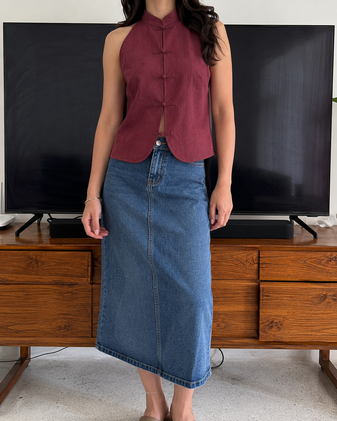 Halter Ru Yi Top