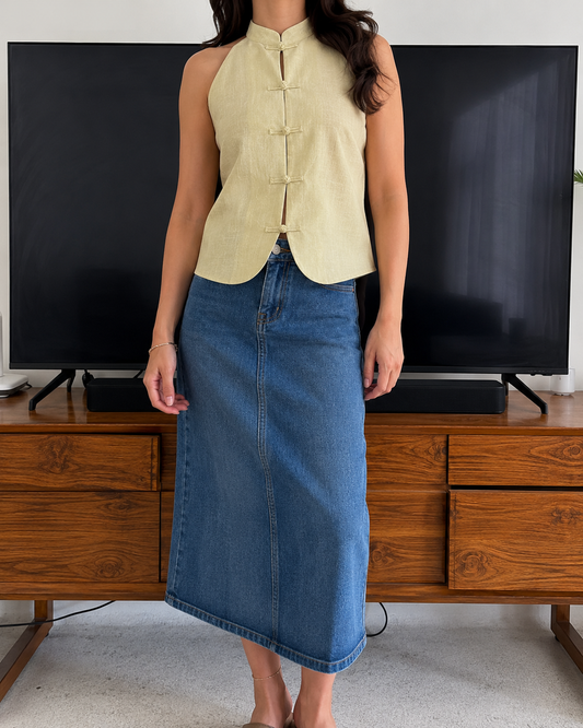 Halter Ru Yi Top