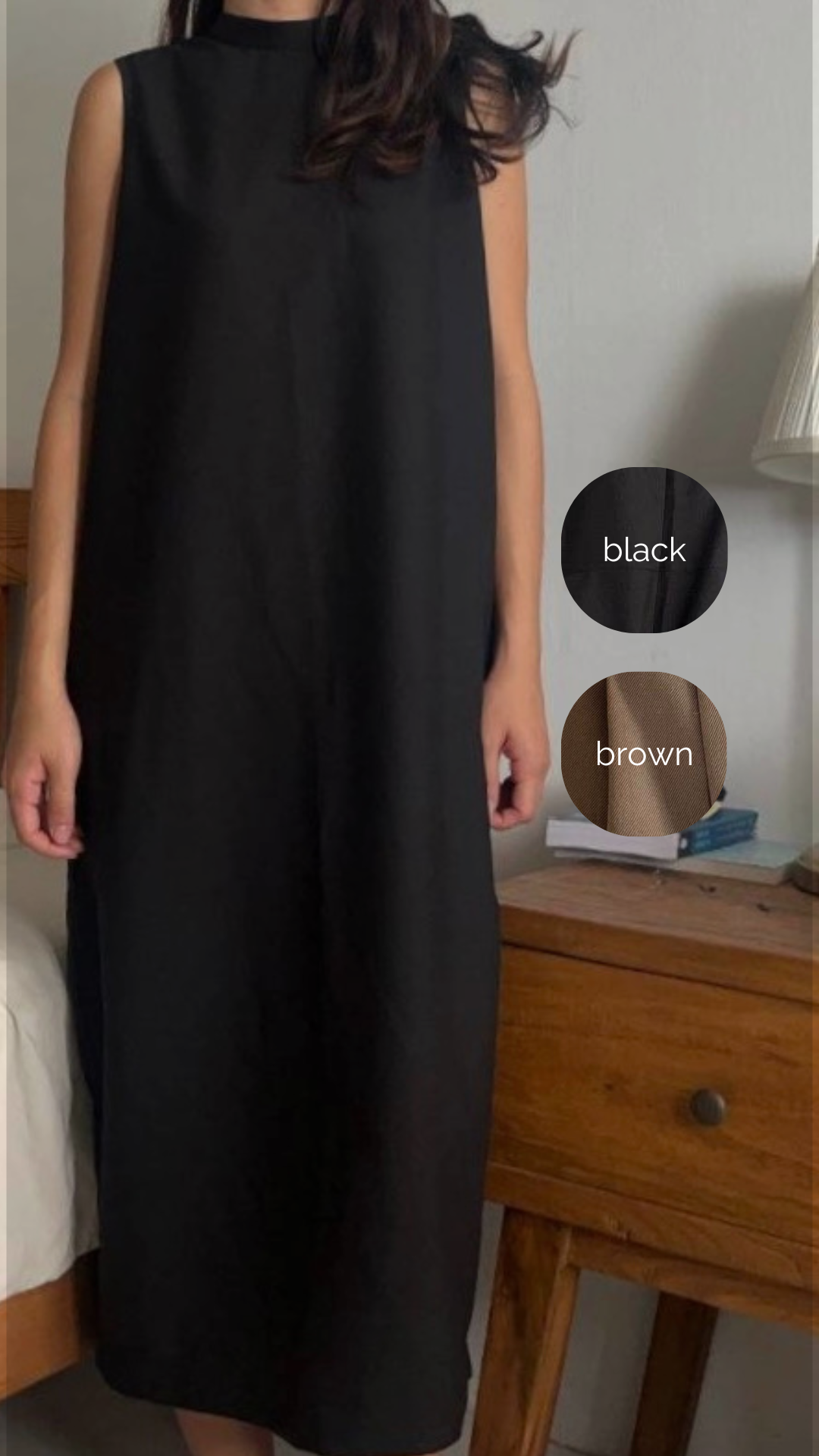 Cocoon Drape Dress