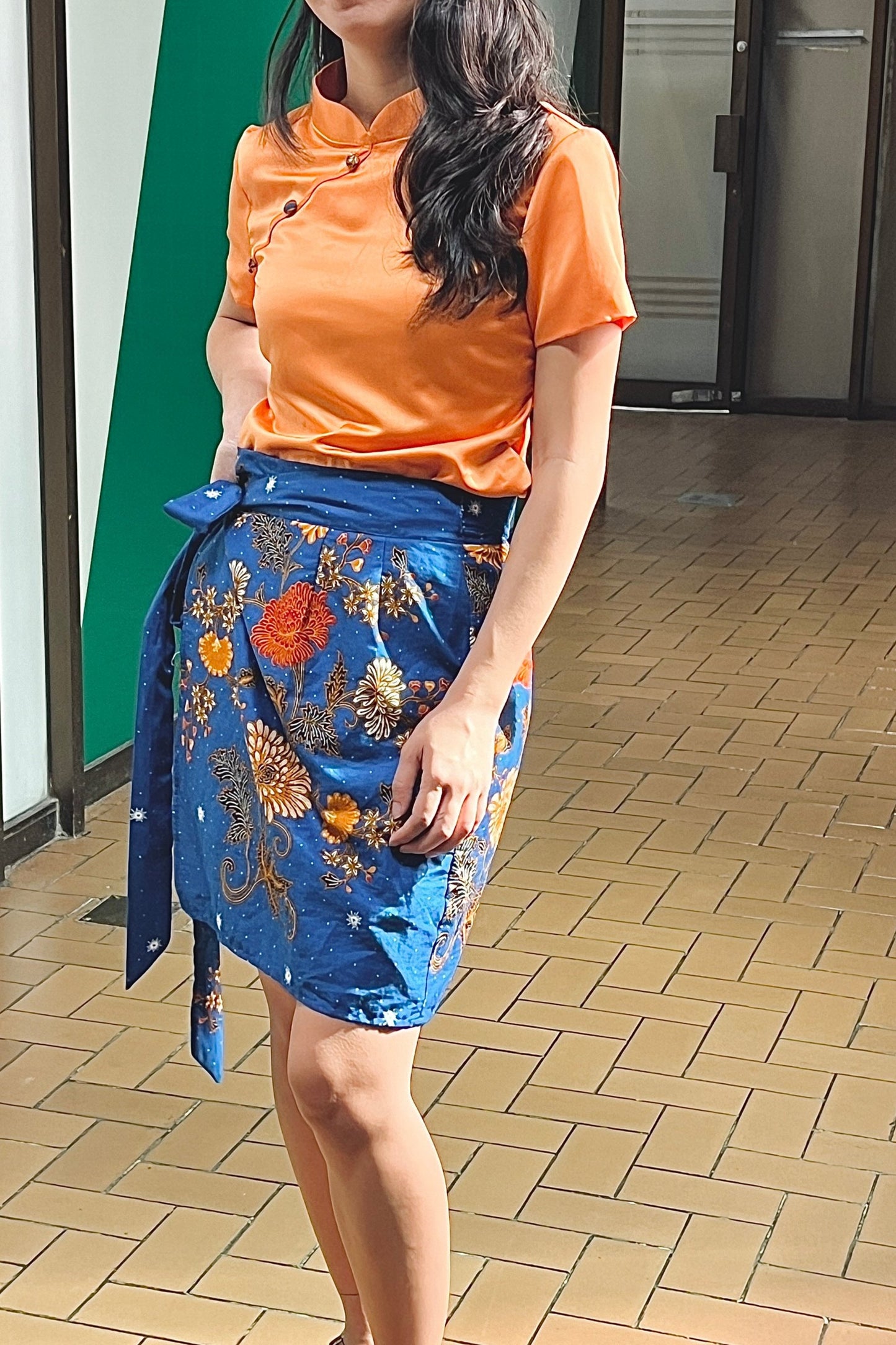 Ai Sui Cheongsam (Orange)