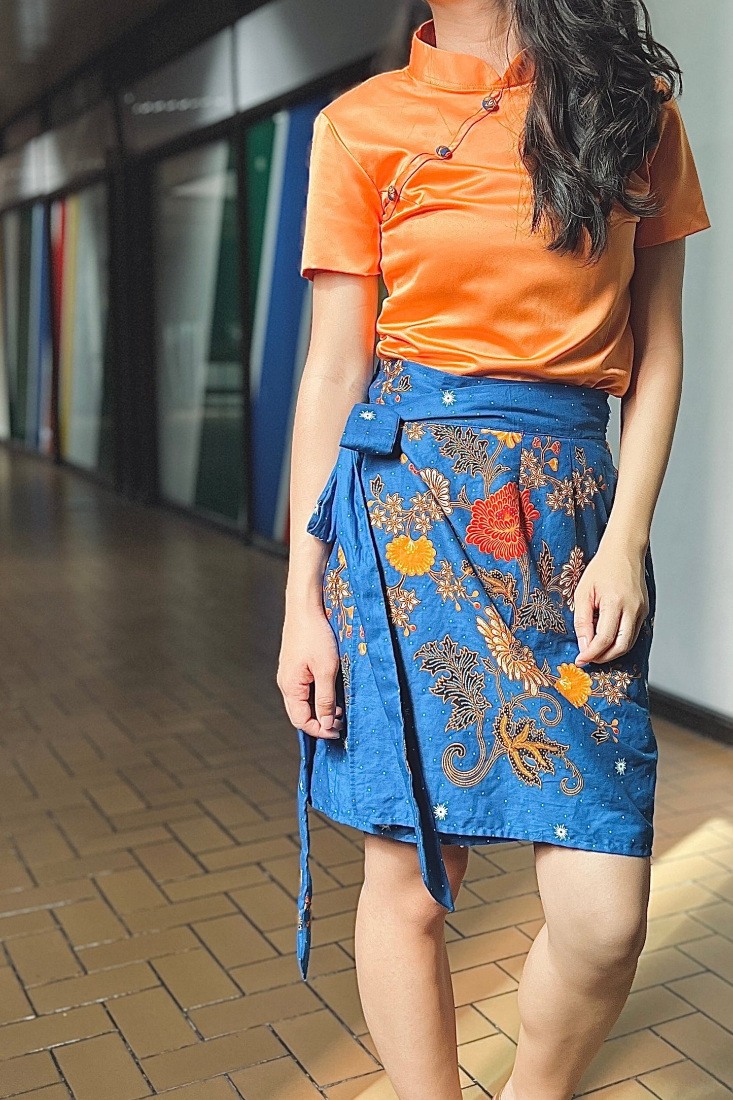 Ai Sui Cheongsam (Orange)