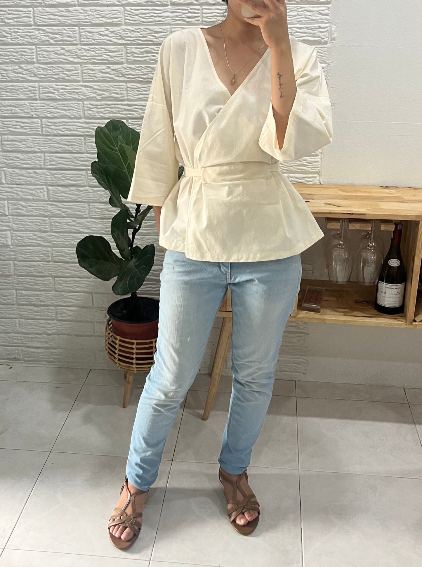 Tenang Linen Blouse