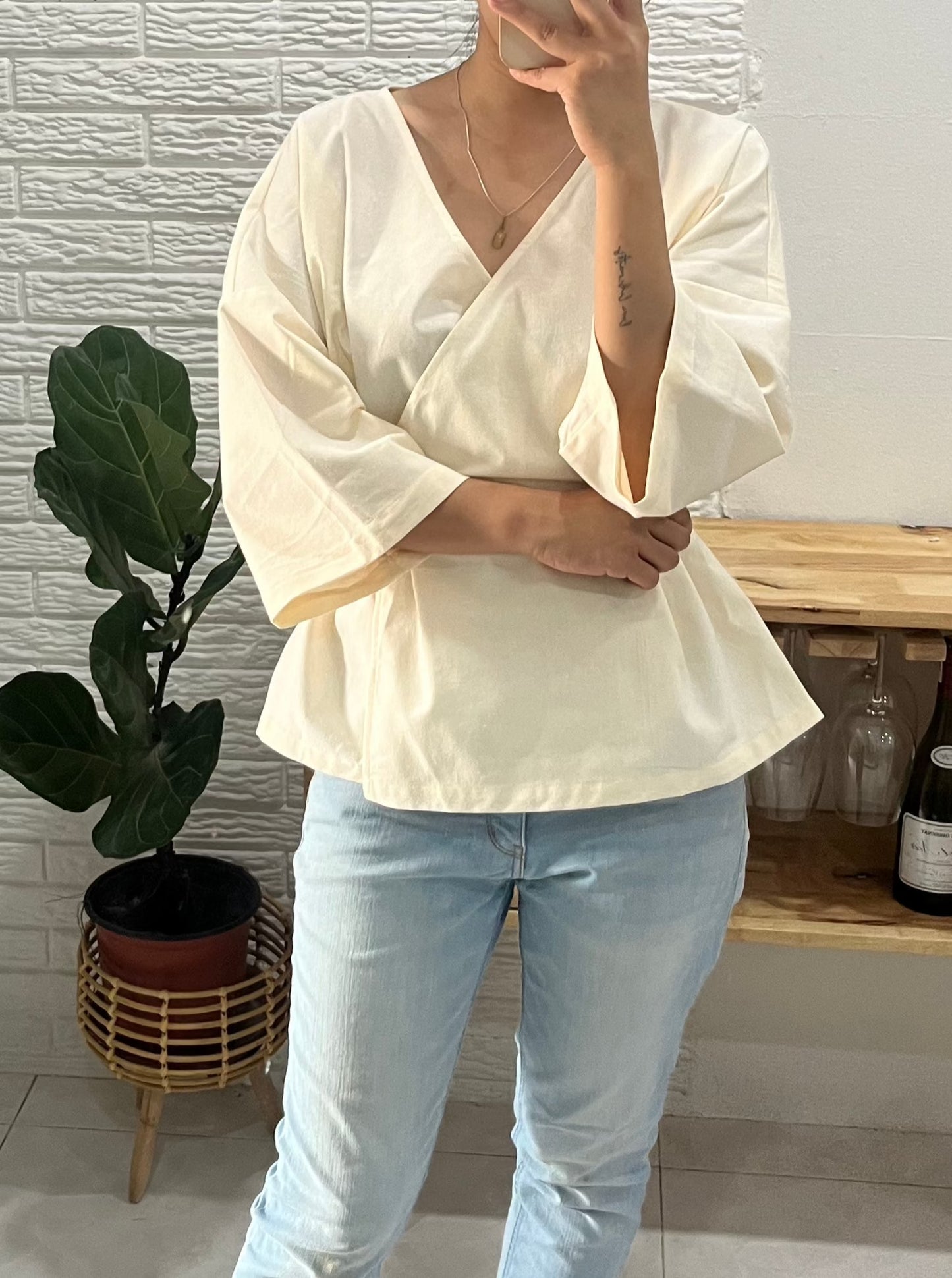 Tenang Linen Blouse