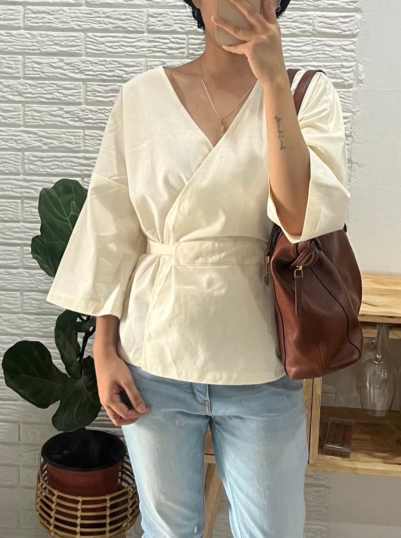 Tenang Linen Blouse