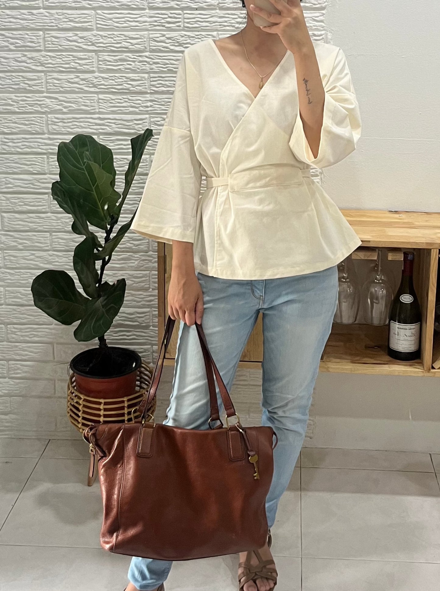 Tenang Linen Blouse