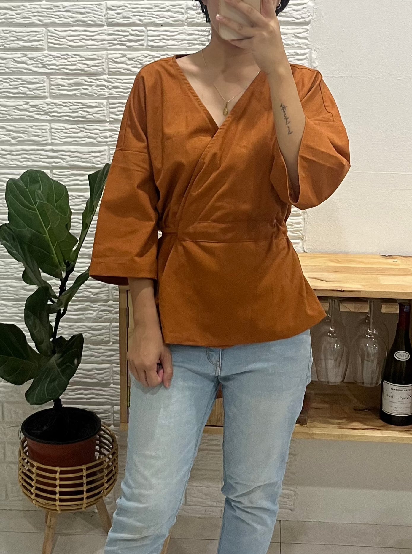 Tenang Linen Blouse