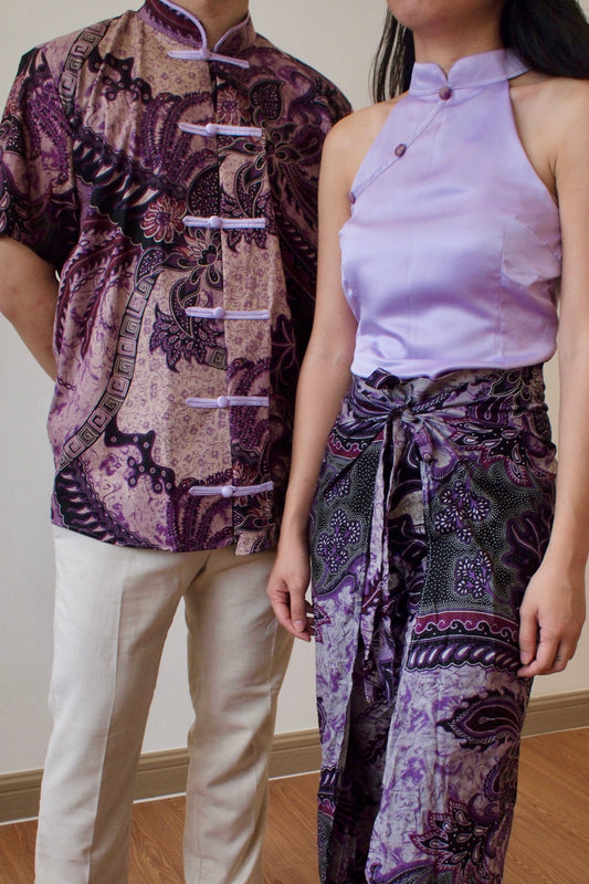 Ai Sui Cheongsam (Lilac)