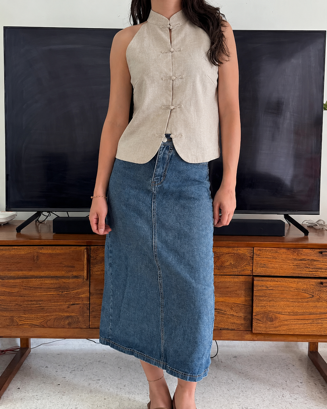 Halter Ru Yi Top