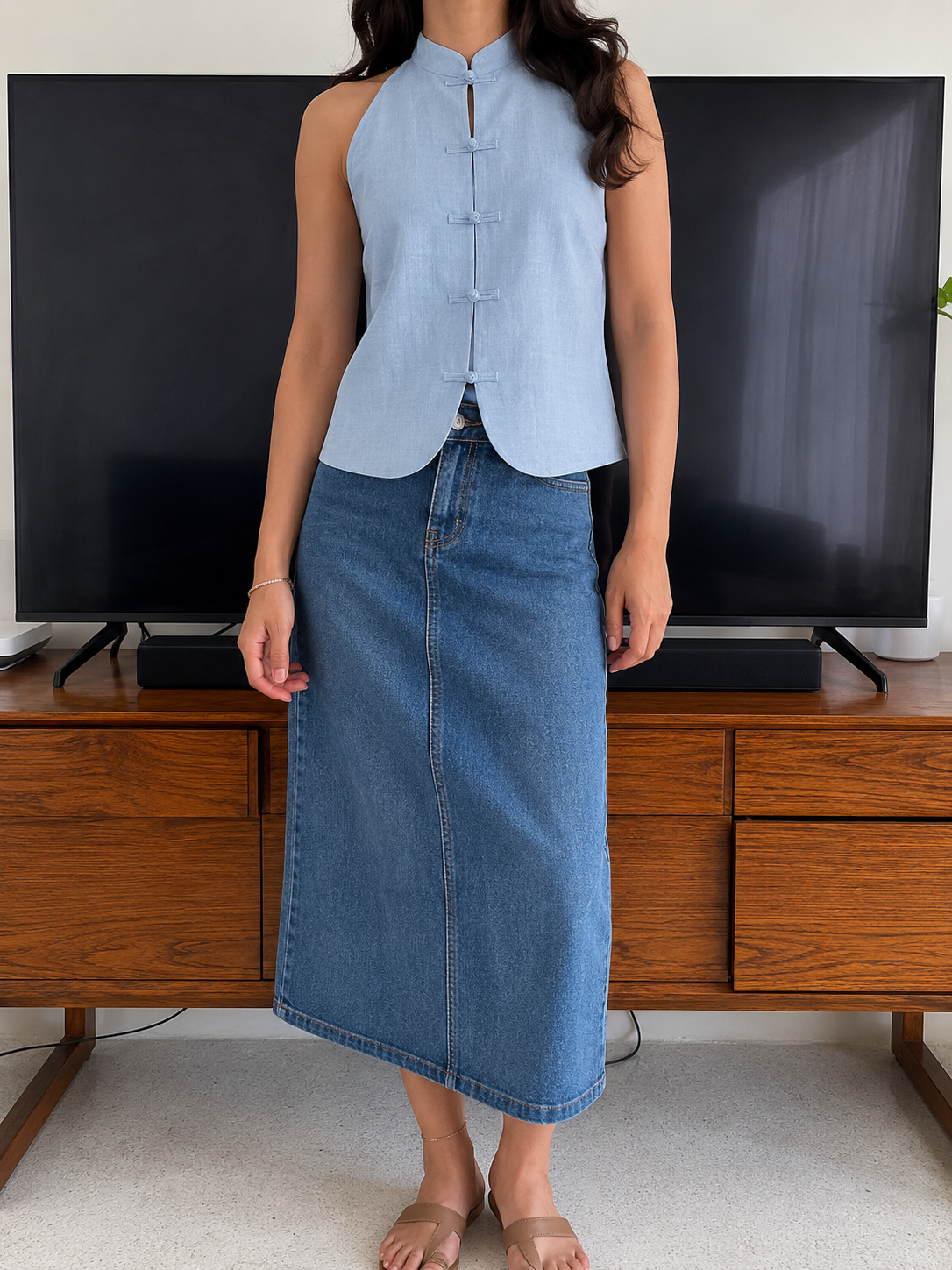 Halter Ru Yi Top